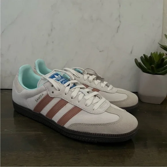 adidas Samba OG Crystal White Clay Strata - Picture 13 of 15